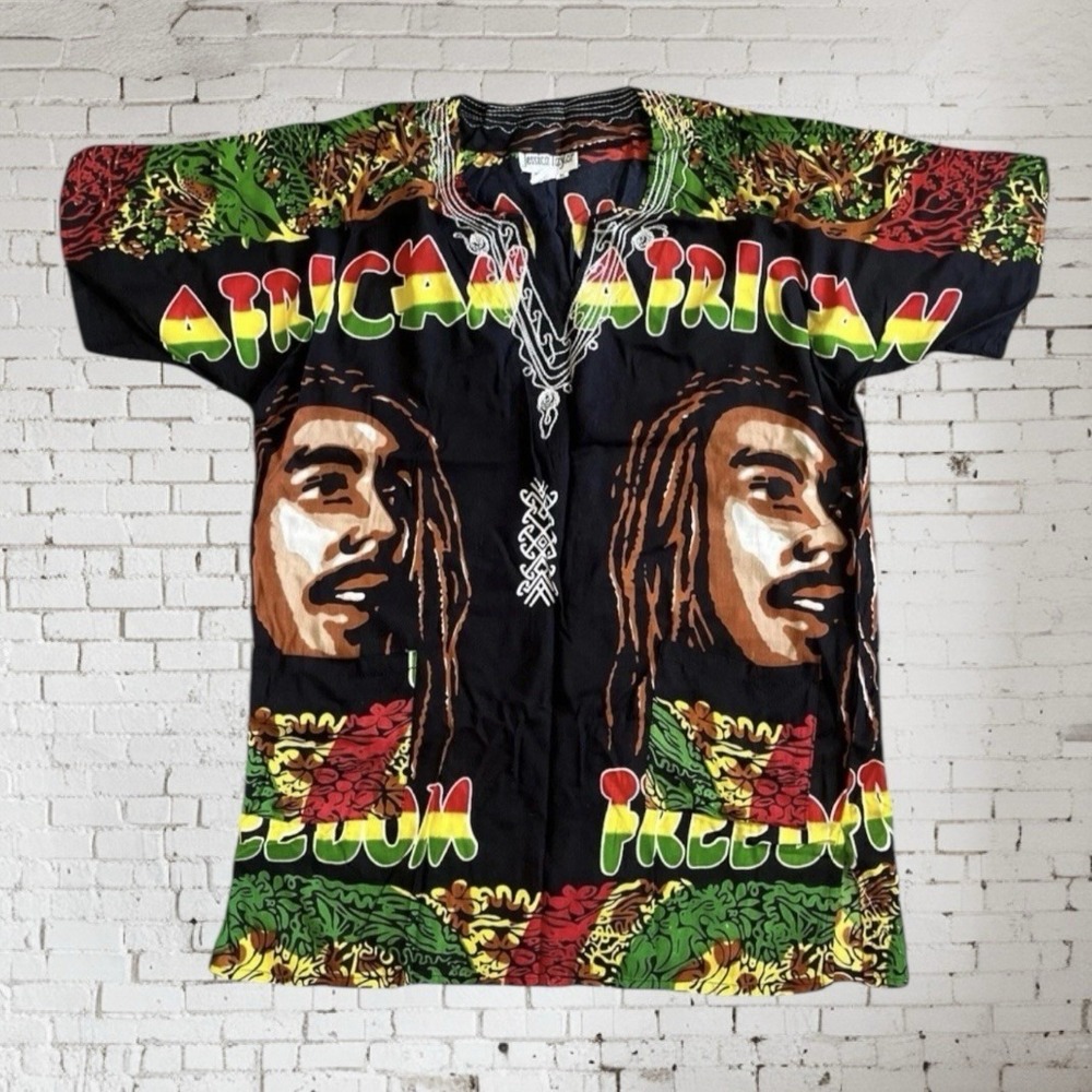 Bob Marley Size XL Lightweight Pullover Beach Cover Up Rasta Jamaica